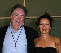 F.X. Feeney and Director Xan Cassavetes at the 8th Annual InFACT Theatrical Documentary showcase opening party.