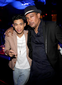 Singer Roshon Fegan and Roy Fegan at the afterparty of Buffalo David Bitton/Billboard Awards.