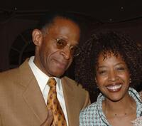 Antonio Fargas and Gina Williams at the 38th NAACP Image Awards nominees luncheon.
