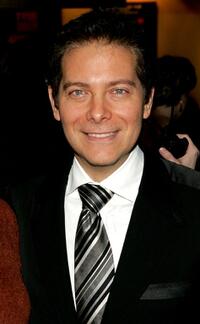 Michael Feinstein at the opening night play of "The Woman in White."