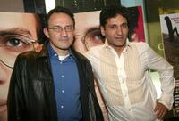 Editor Kambiz Foroohar and Cas Anvar at the screening of "Shatterd Glass."