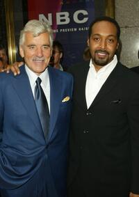 Dennis Farina and Jesse L. Martin at the NBC primetime preview.