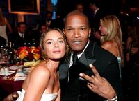 Gabrielle Anwar and Jamie Foxx at the 35th AFI Life Achievement Award tribute to Al Pacino held at the Kodak Theatre.