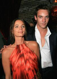 Gabrielle Anwar and Jonathan Rhys Meyers at the after party for the premiere screening of Showtime's "The Tudors".