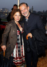 Adriana Altaras and Rolf Kanies  at the premiere of "The Countess."