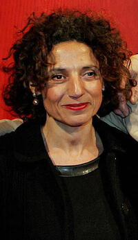 Adriana Altaras at the premiere of "My Fuhrer: The Absolutely Truest Truth About Adolf Hitler."