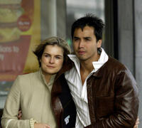 Katy Hill and Trey Farley at the Notting Hill in London.