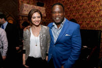 Christine Evangelista and Isiah Whitlock Jr. at the Entertainment Weekly & ABC-TV Upfronts Party.