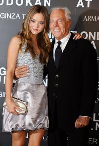 Devon Aoki and Giorgio Armani at the Giorgio Armani's "One Night Only."