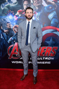 Chris Evans at the California world premiere of "Avengers: Age of Ultron."