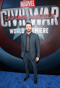 Chris Evans at the California premiere of "Captain America: Civil War."