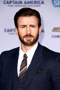 Chris Evans at the California premiere of "Captain America: The Winter Soldier."