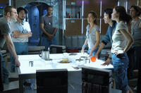 Chris Evans, Hiroyuki Sanada, Cliff Curtis, Michelle Yeoh, Benedict Wong, Rose Byrne and Cillian Murphy in "Sunshine."