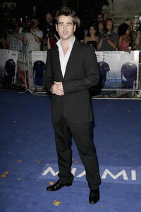 Colin Farrell at the "Miami Vice" European premiere.