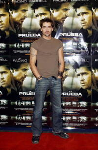Colin Farrell at a photo shoot for "The Recruit." 