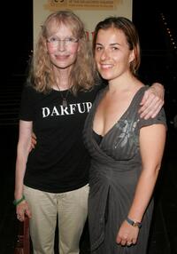 Mia Farrow and Winter Miller at the after party for a special reading of "In Darfur".