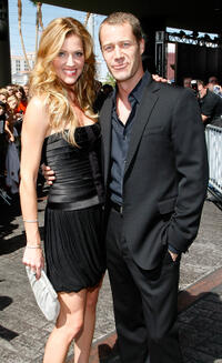 Tricia Helfer and Colin Ferguson at the 2009 NHL Awards in Nevada.