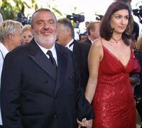 Dominique Farrugia and his wife at the 56th Cannes film festival.