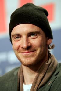 Michael Fassbender at the promotion of "Angel" during the 57th Berlin International Film Festival.