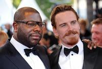 Director Steve McQueen and Michael Fassbender at the screening of "Hunger" during the 61st Cannes International Film Festival.