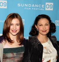 Alexia Fast and Ashley Judd at the screening of "Helen" during the 2009 Sundance Film Festival.