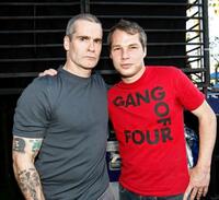 Henry Rollins and Shepard Fairey at the Coachella Valley Music & Arts Festival 2009.