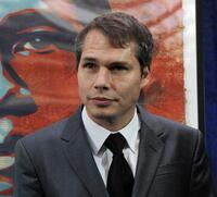 Shepard Fairey at the National Portrait Gallery in Washington.