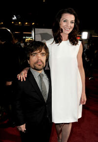Peter Dinklage and Michelle Fairley at the California premiere of "Game of Thrones" Season 3.