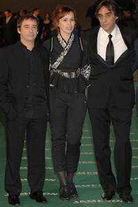 Eduard Fernandez, Ariadna Gil and Agustin Diaz Yanes at the Goya Cinema Awards ceremony.