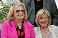 Gena Rowlands and Marianne Faithfull at the photocall of "Paris Je T'aime" during the 59th International Cannes Film Festival.