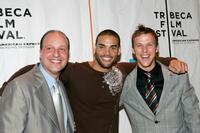 Morris S. Levy, Marcus Patrick and Chad Faust at the premiere of "Descent" during the 2007 Tribeca Film Festival.