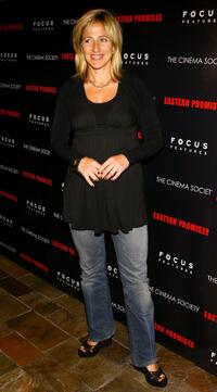 Edie Falco at the screening of "Eastern Promises".