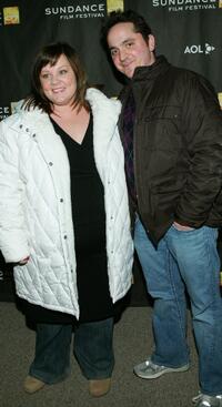 Melissa McCarthy and Ben Falcone at the premiere of "The Nines."