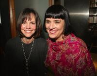 Sally Field and playwright Eve Ensler at the after party for the Opening Night of "The Good Body".