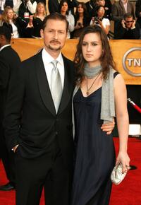 Todd Field and guest at the 13th Annual Screen Actors Guild Awards.
