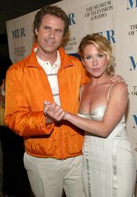 Will Ferrell and Christina Applegate at the special screening of "Anchorman The Legend of Ron Burgundy."