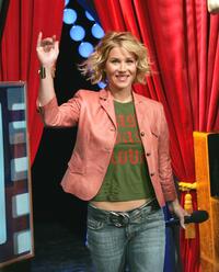 Christina Applegate at the MTV TRL Times Square Film Festival week.