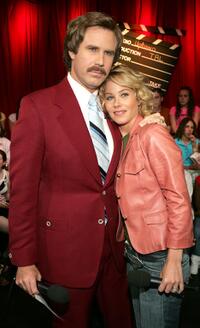 Will Ferrell and Christina Applegate at the MTV TRL Times Square Film Festival week.