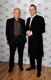 Didier Flamand and Jean Reno at the IWC Schaffhausen Private Dinner Reception.