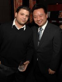 Jerry Ferrara and Rex Lee at the HFPA Salute To Young Hollywood Party.