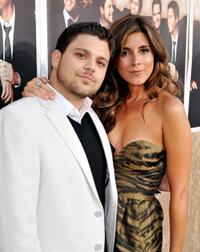 Jerry Ferrara and Jamie-Lynn Sigler at the premiere of "Entourage" Season 6.