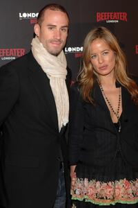 Joseph Fiennes and Jade Jagger at the opening of Madrid's La Zarzuela Hipodrome.