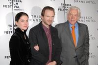 Ralph Fiennes, Lara Flynn Boyle and Donald Sutherland At The 5th Annual Tribeca Film Festival press conference Of "Land Of The Blind".