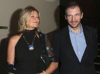 Ralph Fiennes and Tina Bursill at the 2006 Sydney Theatre Awards.