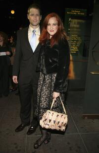 Will Kenny and Katie Finneran at the after party of the Broadway opening of "The Apple Tree."