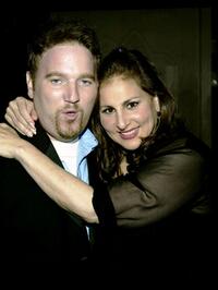 Dan Finnerty and Kathy Najimy at the after party of the opening night of "Afterbirth: Kathy And Mo's Greatest Hits."