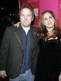 Dan Finnerty and Kathy Najimy at the opening night of "The Good Body."