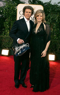 Will Ferrell and wife Viveca Paulin at the 64th Annual Golden Globe Awards in Beverly Hills.