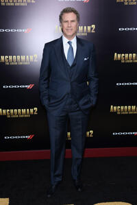 Will Ferrell at the New York premiere of "Anchorman 2: The Legend Continues."