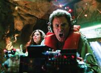 Anna Friel as Holly and Will Ferrell as Dr. Rick Marshall in "Land of the Lost."